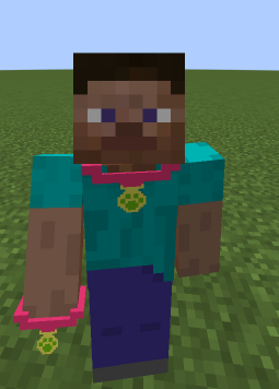 Player wearing a collar